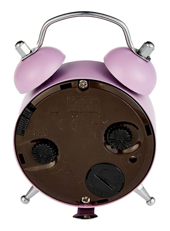 NIBEMINENT Round Belt Battery Mini Alarm Clock Multicolour - Image 3