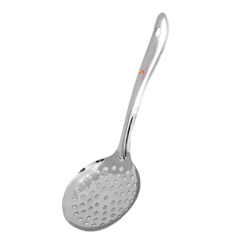 Dharam Paul Traders Stainless Steel Heavy Weight Skimmer talai poni with Large Holes. - Image 4