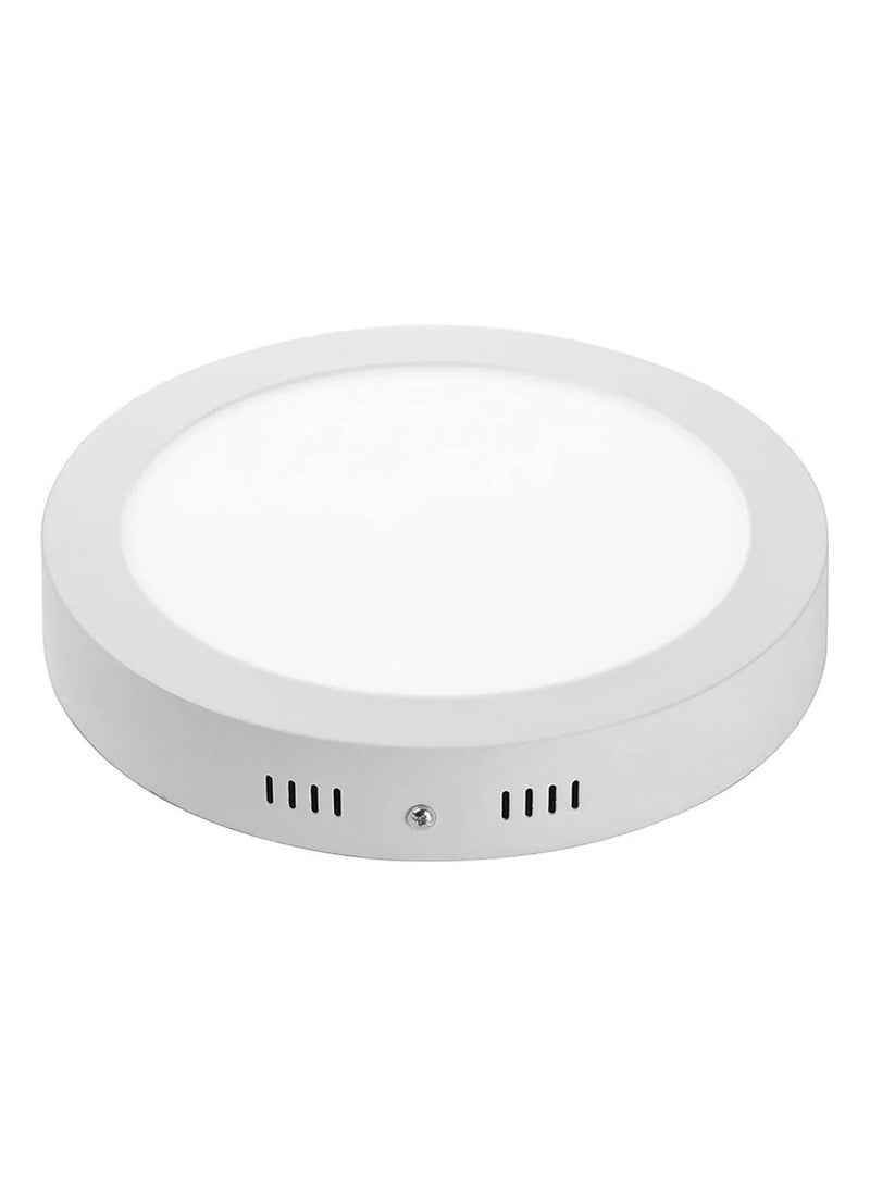 Litex 30W Round LED Flora Panel Light – Surface Mounted, Daylight, Energy Efficient Ceiling Light - Image 1