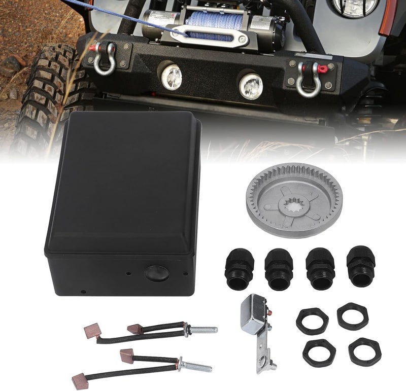 Acouto Winch Controller Housing Shell for 8000 to 20000LB Electric Winch ABS High Strength Winch Controller Box Kit - Image 5