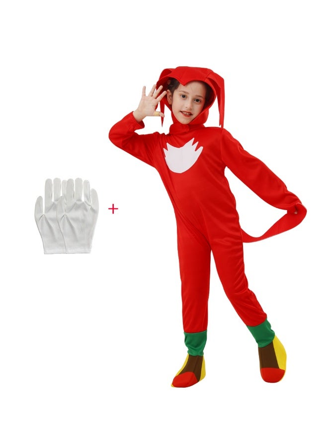 NIBEMINENT Anime Boys Girls Halloween Bodysuit for Kids Cartoon Cosplay Sonics Costumes Christmas Jumpsuit Show Suit - Image 1