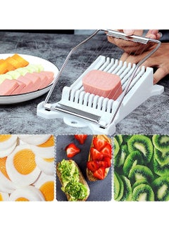 KASTWAVE Spam Slicer and Spam Musubi Mold, Kitchen Slicer with Pressing Rice Ball Mold Sushi Making Tool, Hot Dog Slicer Bun Slicer for Kitchen Restaurant Home 3 Pcs  - Image 4