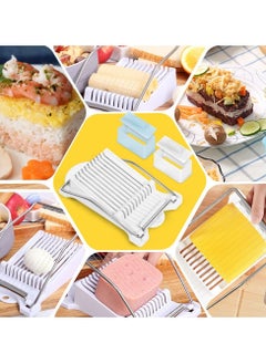 KASTWAVE Spam Slicer and Spam Musubi Mold, Kitchen Slicer with Pressing Rice Ball Mold Sushi Making Tool, Hot Dog Slicer Bun Slicer for Kitchen Restaurant Home 3 Pcs  - Image 5