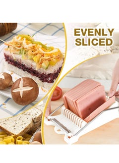 KASTWAVE Spam Slicer and Spam Musubi Mold, Kitchen Slicer with Pressing Rice Ball Mold Sushi Making Tool, Hot Dog Slicer Bun Slicer for Kitchen Restaurant Home 3 Pcs  - Image 2