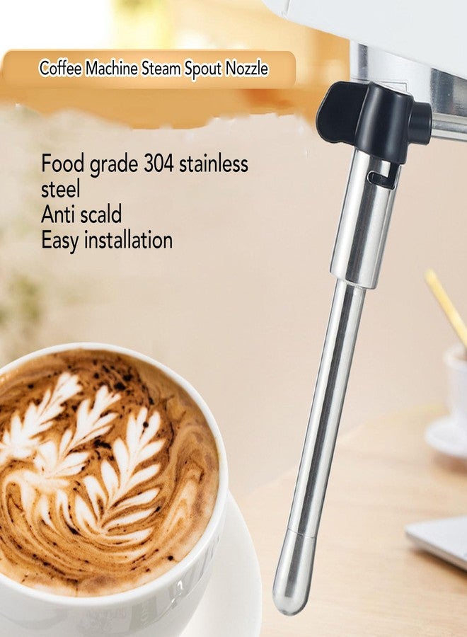 Denash Coffee Machine Steam Wand,Coffee Machine Steam Spout,Stainless Steel Coffee Maker Steam Spout Nozzle Tip Replacement for EC685 - Image 3