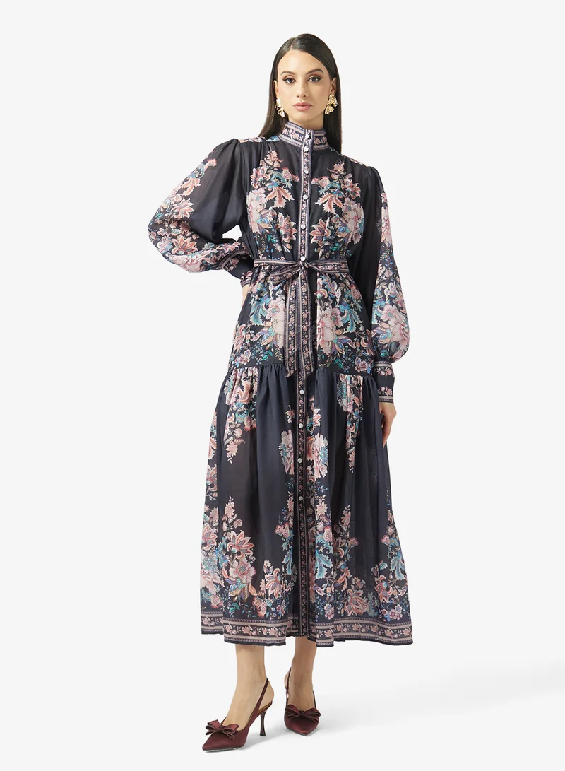 Khizana  Abstract Print Dress for Women | Best Price UAE