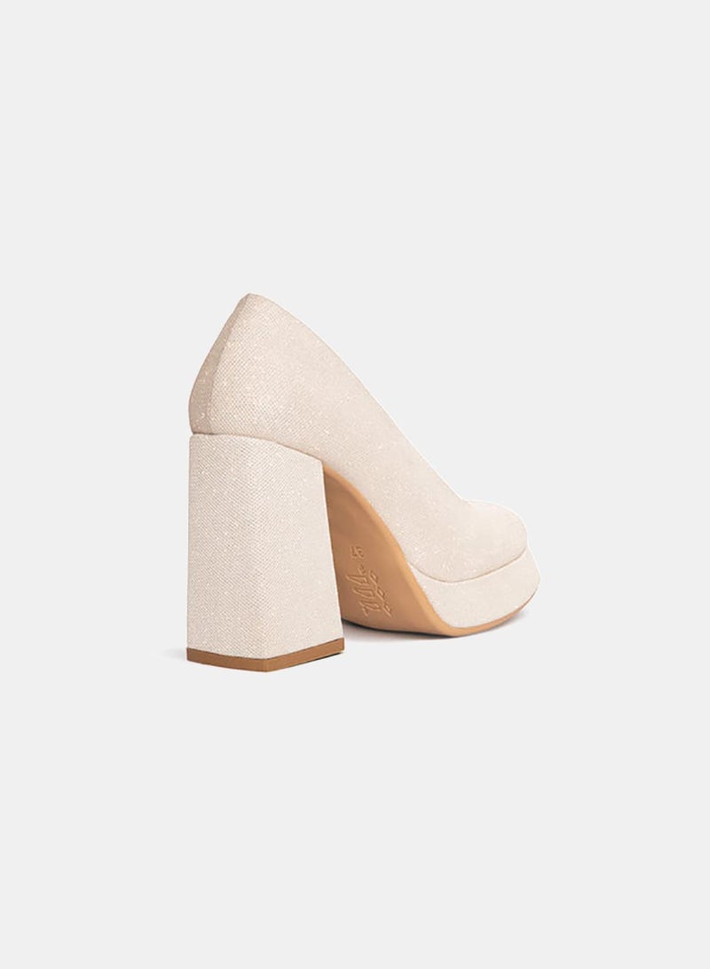 TGS Platform Pumps Glitter - Image 3