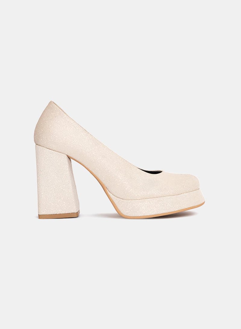 TGS Platform Pumps Glitter - Image 2
