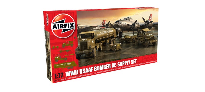 Airfix WWII USAAF 8th Air Force Bomber Resupply 1:72 Military Plastic Model Kit, Small - Image 2