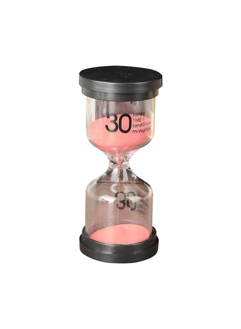 Y&D 6PCS Mini Black Cover Timer Hourglass Ornaments Advanced Sense Creative Simple Time Glass Hourglass Drift Sand Ornaments-3 5 10 15 20 30 Minutes - Image 4