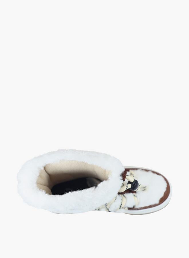 GAP Girls Paradise High Faux Fur Ankle Boots - Image 4