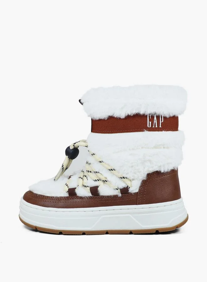 Girls Paradise High Faux Fur Ankle Boots