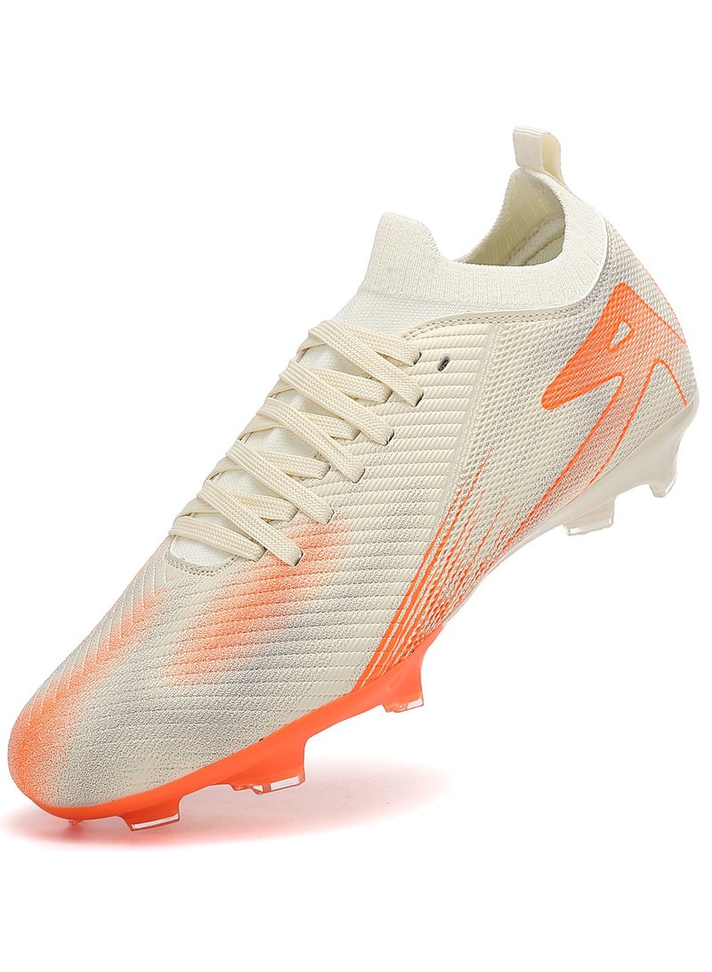 Sky View Kids Soccer Shoes AG FG Long Spikes Boys and Girls Low-Top Students Game Sports Training Soccer Cleats Shoes - Image 1