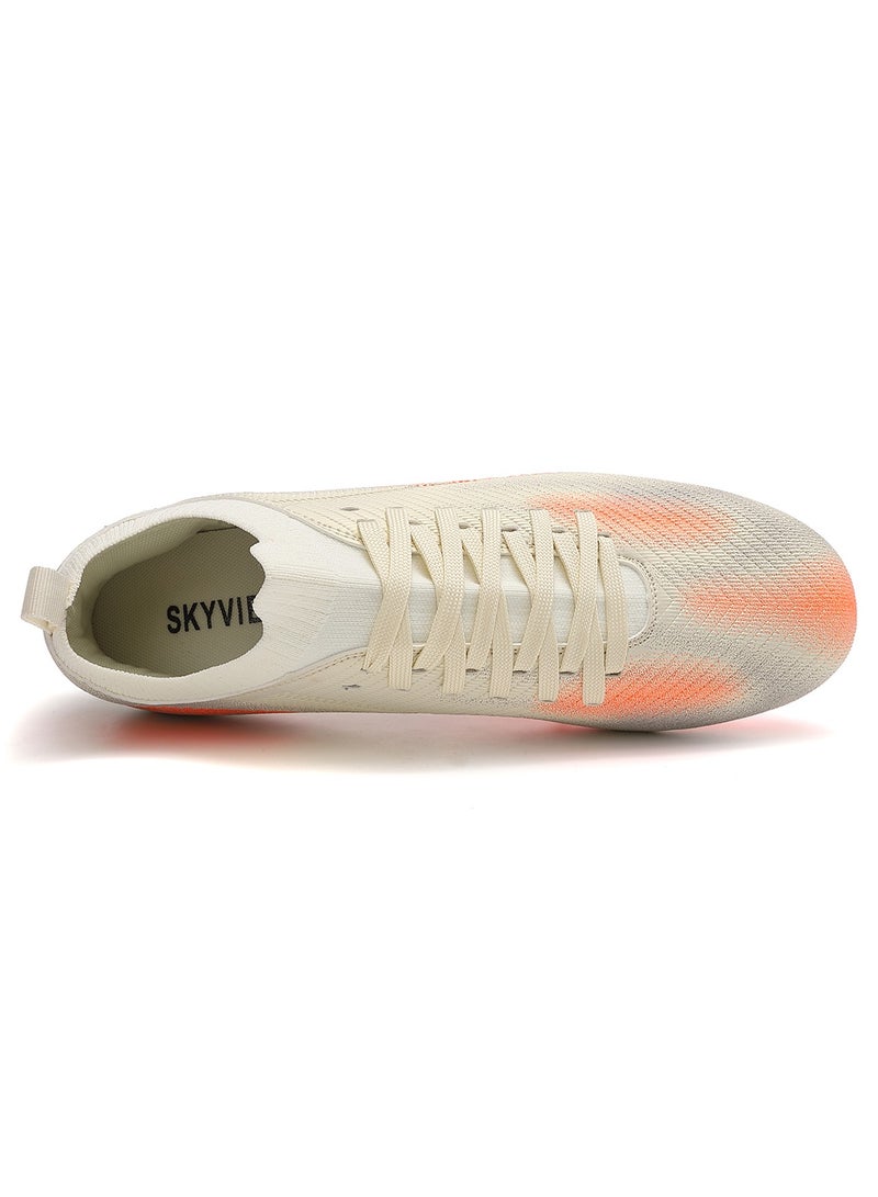 Sky View Kids Soccer Shoes AG FG Long Spikes Boys and Girls Low-Top Students Game Sports Training Soccer Cleats Shoes - Image 5