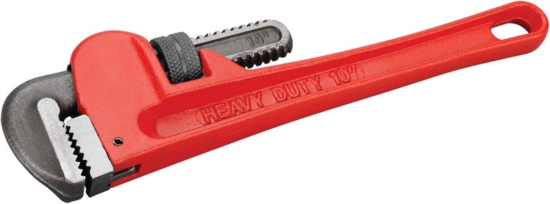Performance Tool W1133-10B Heavy-Duty Adjustable Straight Pipe Wrench, 10-Inch - Image 1