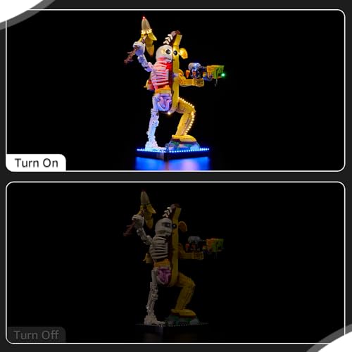 Nitemode LED Light Kit Compatible with Lego Fortnite Peely Bone 77072 Upgraded Brightness Adjustable Lighting Accessories JUST Lights - Image 5