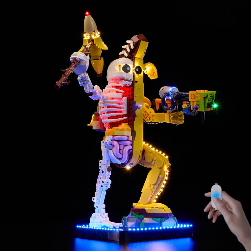 Nitemode LED Light Kit Compatible with Lego Fortnite Peely Bone 77072 Upgraded Brightness Adjustable Lighting Accessories JUST Lights - Image 3