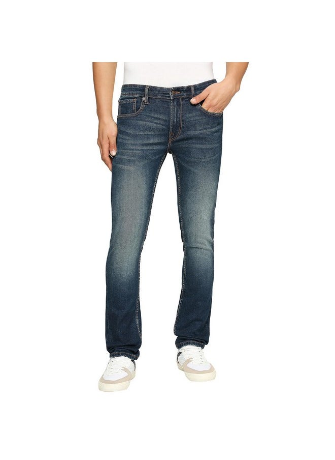 Pepe Jeans - Pepe Jeans Men's Slim Jeans (PM207541Q033_Dark Used_Mid Indigo Blue - Image 1