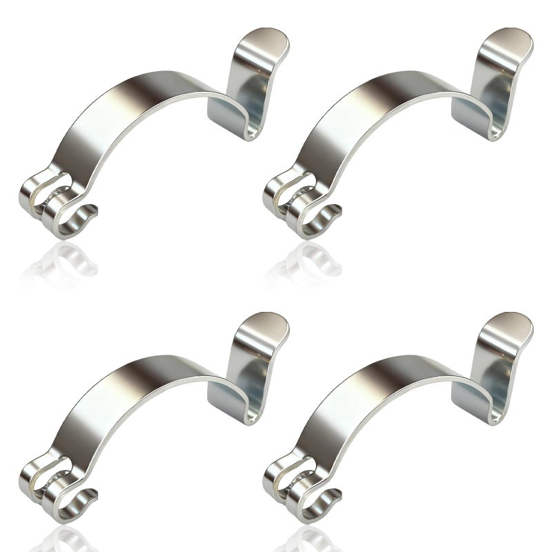 Eponcia Air Filter Clips 4PCS Air Filter Box Clips Heavy Duty Metal Steel Cleaning Filter Box Lid Housing Cover Clip for Fastening Connections Cleaner Clamp Spring Replacement Parts Car Accessories - Image 3