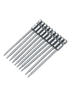 NIBEMINENT 10-Piece Security Torx Bit Set Grey  - Image 2
