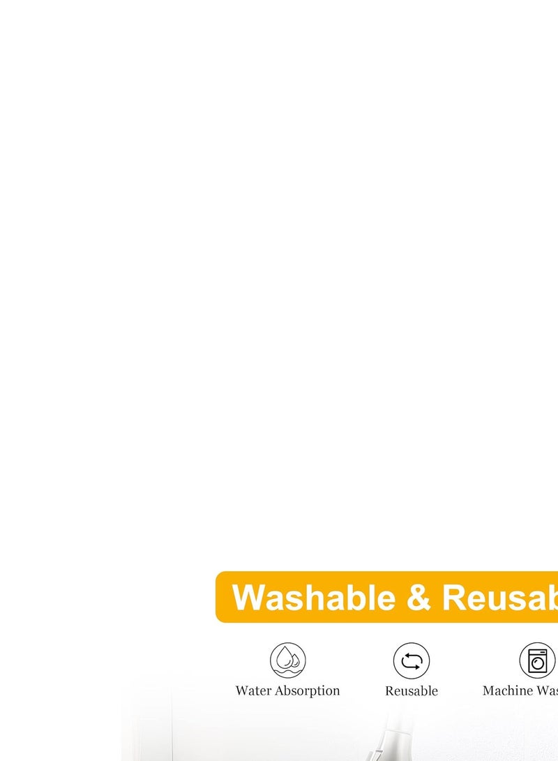 Silicone Faucet Mat for Kitchen, Sink Splash Guard, Bathroom Faucet Water Catcher Mat, Fits The Faucet Tube Within 3.2 inch, VENMATE Keep Drying Kitchen Accessories,Black,2PCS (19.7" x 5.9") - Image 5