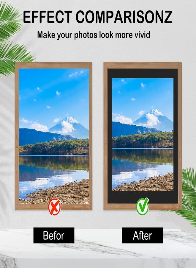 بروديوت مجموعة من 15 إطارًا أسود للصور مقاس 12×16 بوصة، إطارات صور لعرض صور مقاس 9×12 بوصة، إطار صور ذو حواف مشطوفة، مجموعة عرض للصور والمطبوعات والأعمال الفنية - Image 3