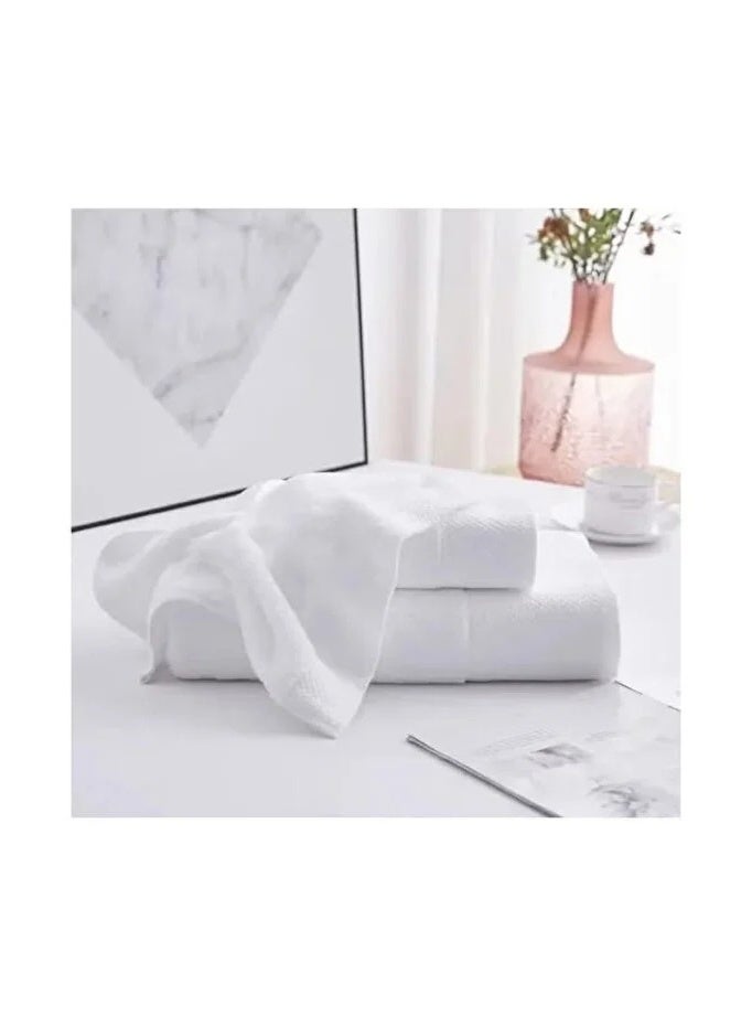 Ihram Men's Hajj and Umrah Set, 100% Pure Cotton, Lightweight and Breathable, 2 Pieces - White - Image 3