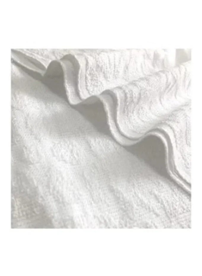 Ihram Men's Hajj and Umrah Set, 100% Pure Cotton, Lightweight and Breathable, 2 Pieces - White - Image 4