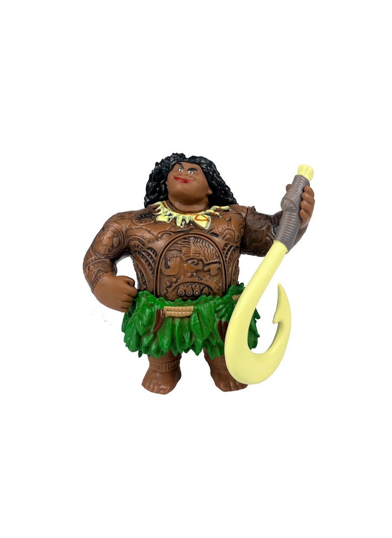 واي آند دي 6 Piece Figures The Moana  Action Figure Toys For Fans Moana Series Figures Model Birthday Cake Toppers  - Image 2
