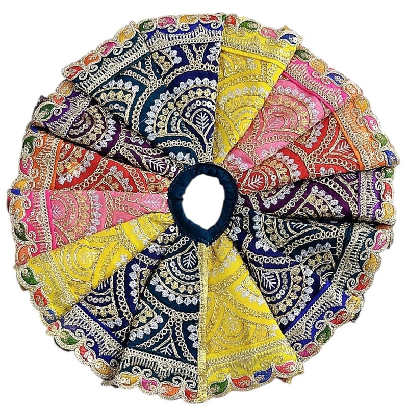 Partish Laddu Gopal Janamashtmi Heavy Dress l Ladoo Gopal Dress l Kanha Ji Dress Size 0 1 2 4 5 6 (Size 5, I) - Image 3
