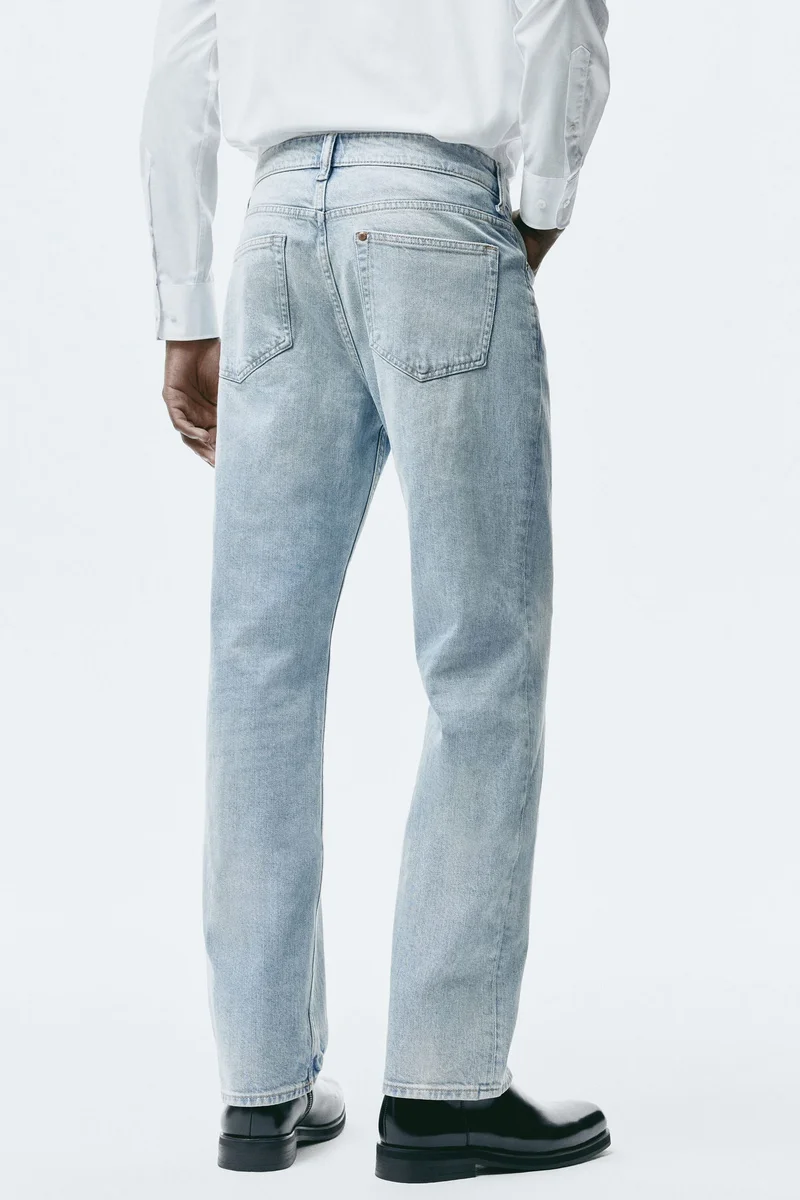 H&M  Straight Regular Jeans for Men | Best Price UAE