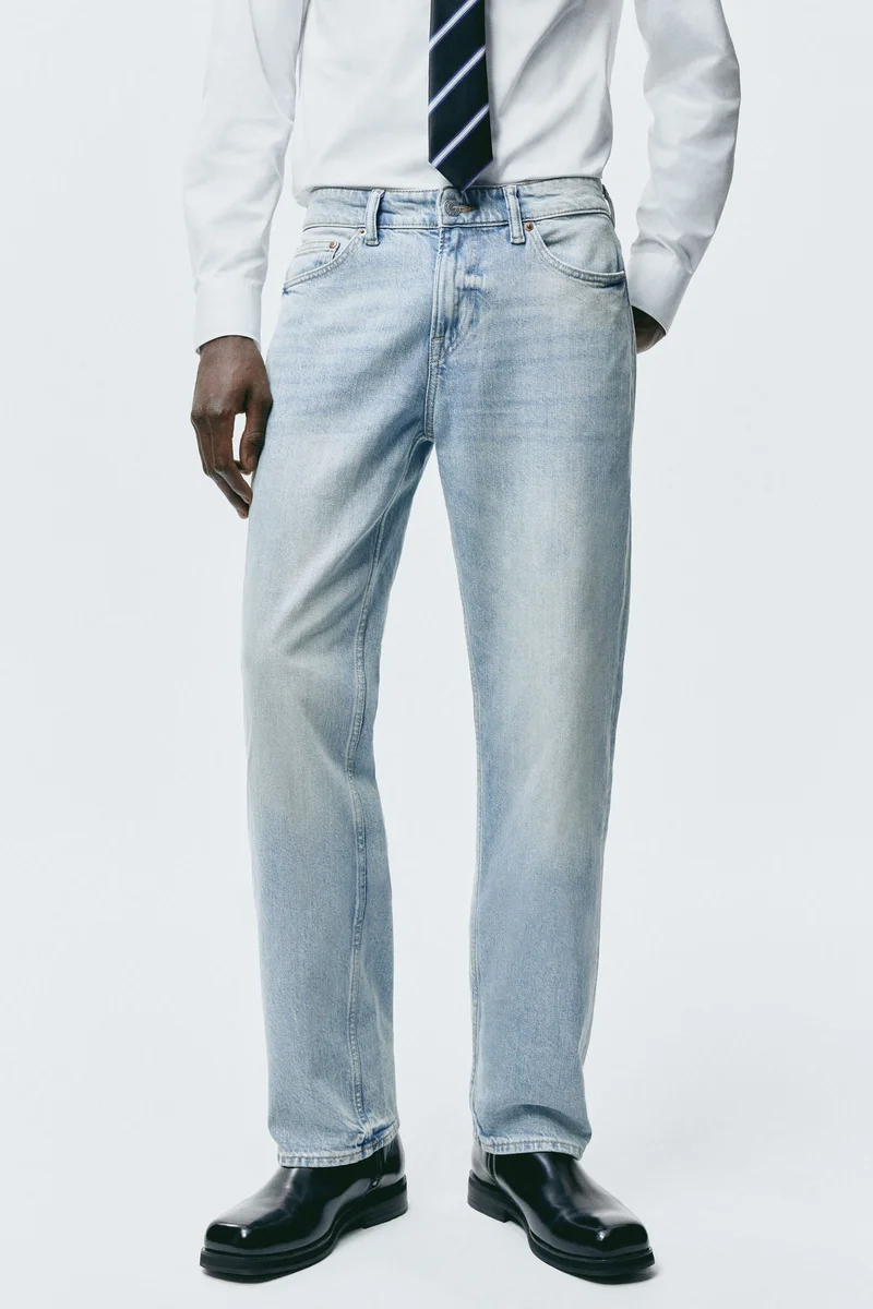 H&M  Straight Regular Jeans for Men | Best Price UAE