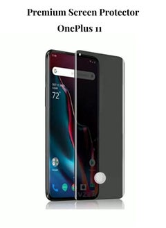 Privacy Screen Protector for OnePlus 11, UV Protection, Fingerprint sensor compatible