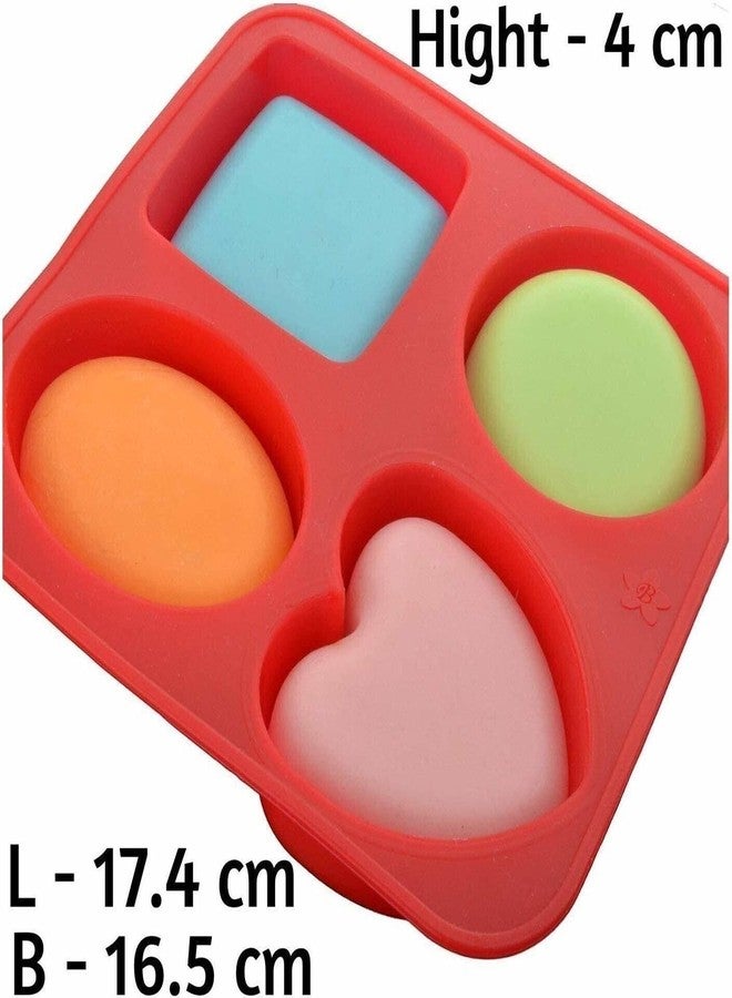 KITCHOOK Silicone Chocolate Mould 4 (Pack of 1) AJ 327 - Image 2