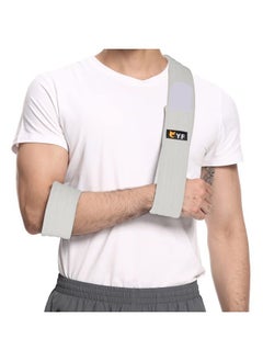 Arm Sling, Effective Shoulder Immobilizer Medical Sling for Rotator Cuff Torn Wrist Elbow Arm Injury, Adjustable Lightweight Comfortable Support Arm Sling for Broken & Fractured Bones, Black