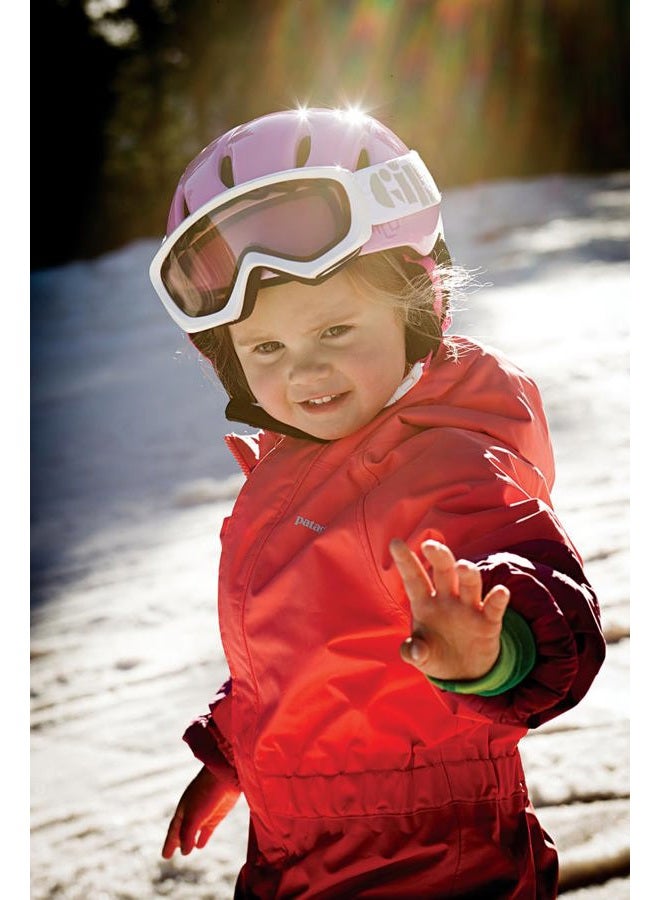 GIRO Launch Plus Kids Ski Helmet - Snowboard Helmet for Boys & Girls - Pink Bow Polka Dots - Size S (52-55.5 cm) - Image 2