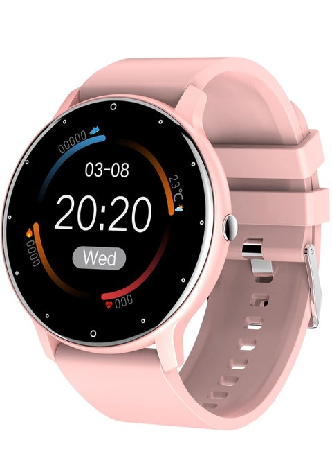 ZL02D Smart Watch, 1.28 Inch Touch Screen Fitness Tracker with Message Reminder, Blood Oxygen, Heart Rate Monitor, Sleep Analysis, Sports Modes for Android iOS
