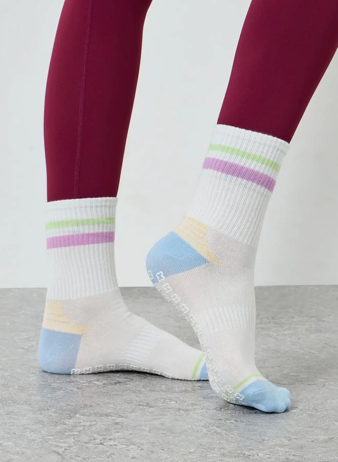 ستايلي جوارب بشرائط مزدوجة ووسادات سيليكون