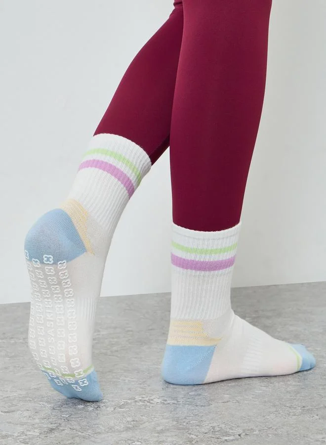 ستايلي جوارب بشرائط مزدوجة ووسادات سيليكون