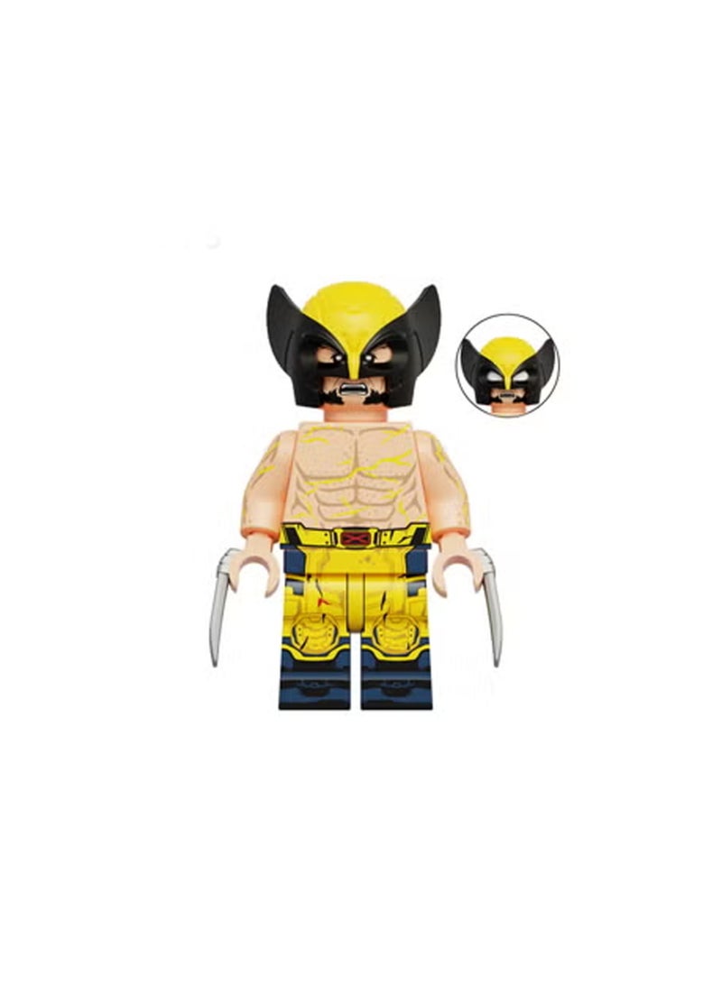 سكمي مجموعة من 4 قطع من مكعبات البناء التعليمية للأطفال من سلسلة الأبطال الخارقين، مناسبة للأولاد، حقيبة هدايا - Image 5