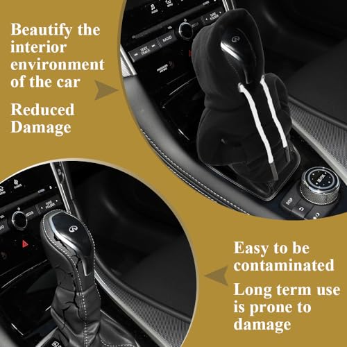 Kutyun Gear Shift Hoodie, Universal Car Shift Knob Cover, Automotive Interior Cute Gadgets, Car Accessories and Decorations Mini Hoodie for Car Shifter - Image 5
