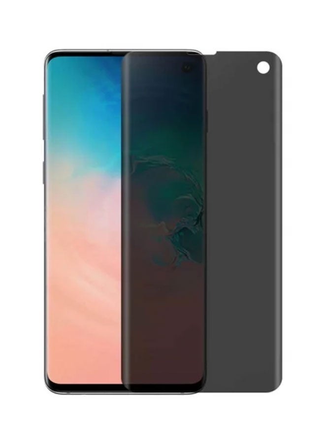 EYE CATCH 5D Anti-Spy Privacy Tempered Glass Screen Protector For Samsung S10 Black - Image 1