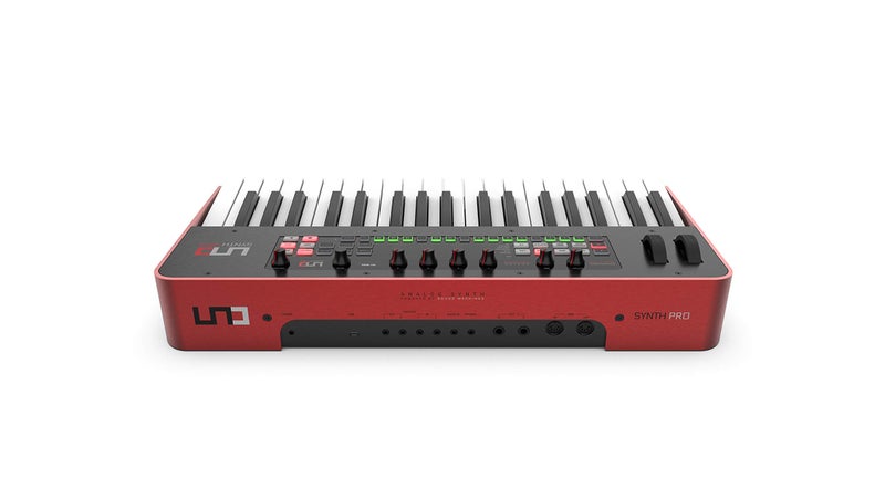 IK Multimedia UNO Synth Pro 3 oscillator monophonic analog synthesizer 37-key synth weighted FATAR keybed, multi-mode filter, arpeggiator, 64-step sequencer, audio input, full USB, MIDI, CV controls - Image 4