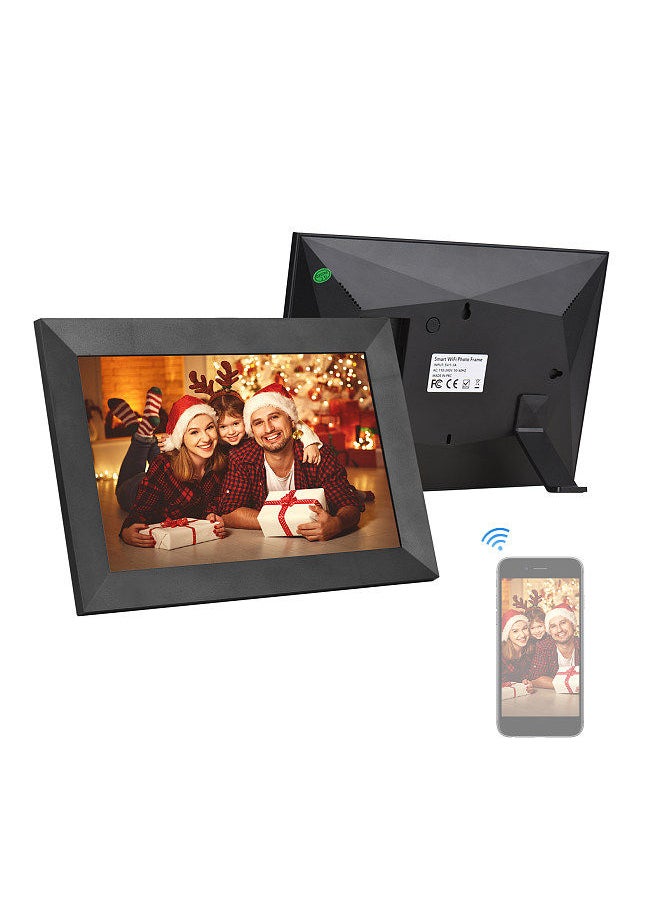 ANDOER - Andoer 8 Inch Smart WiFi Photo Frame Digital Picture Frame Photo Album IPS Touch-screen 1280*800 Photo 1080P Video 16GB Storage Auto Rotation Photo Sharing via APP - Image 1