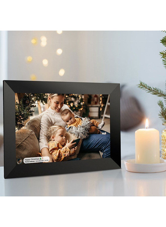 ANDOER - Andoer 8 Inch Smart WiFi Photo Frame Digital Picture Frame Photo Album IPS Touch-screen 1280*800 Photo 1080P Video 16GB Storage Auto Rotation Photo Sharing via APP - Image 1