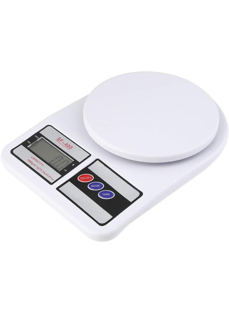 SCALE Digital Kitchen Scale SF-400 – 10kg Capacity | LCD Display | Tare & Unit Conversion | Food & Baking Scale - Image 1