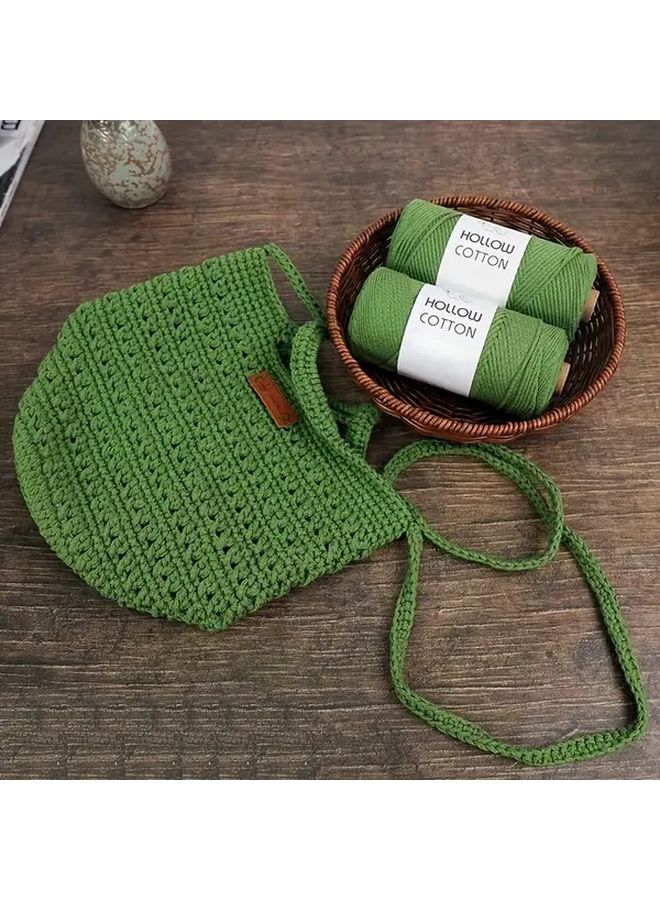 450g Light Pink Green Gradient Yarn For Knitting Crochet Sweaters Scarves Hats - Image 5
