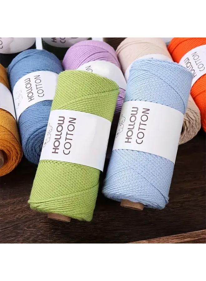 450g Light Pink Green Gradient Yarn For Knitting Crochet Sweaters Scarves Hats - Image 2