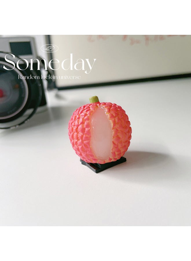 Fruit Hot Boot Cover SLR Camera For Canon Sony Micro Single Fuji Xt30/4 Nikon Decorative Accessories Creative-Color:Lychee - Image 1