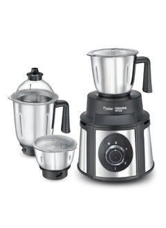 PRESTIGE Prestige Endura 1000W Mixer Grinder with Ball Bearing Technology|Stainless Steel 3 Jars with Flow breakers|Overload protection|Black & Silver  - Image 1